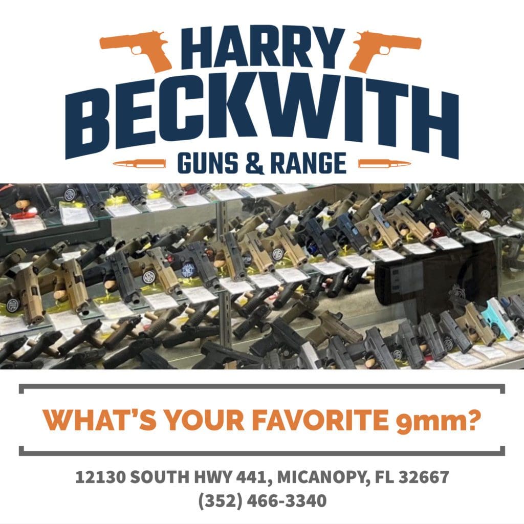 A picture of harry beckwith guns and range.